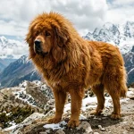 Nejdražší pes na světě: Proč stojí tibetský mastif miliony a jaká je reálná cena štěněte 21 Mohutný tibetský mastif v horské krajině